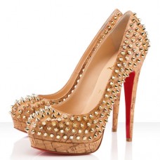 Christian Louboutin Bianca Sandály na platformě 140 mm Zlaté