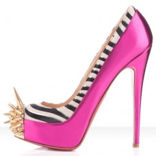 Christian Louboutin Asteroid 140mm Platformové Sandály Růžové