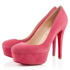 Christian Louboutin Bianca 120mm Platformy Rose Paris