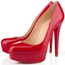 Christian Louboutin Bianca 140mm Platformové Boty Červené