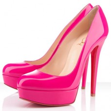 Christian Louboutin Bianca 140mm Platformové Boty Růžové