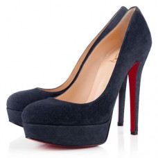 Christian Louboutin Bianca 120mm Platformové Boty Na Platformě Tmavě Modré