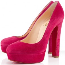 Christian Louboutin Bianca 140mm Platformy Rose Paris