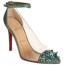 Christian Louboutin Pivichic 120mm Lodičky Zelené