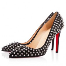 Christian Louboutin Pigalle Spikes 100mm Lodičky Černé