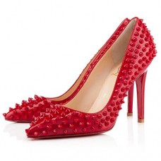 Christian Louboutin Pigalle Spikes 100mm Lodičky Rose Paris