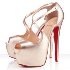 Sandály Christian Louboutin Exagona 160mm Platinové Sandály Christian Louboutin Exagona 160mm Platinové
