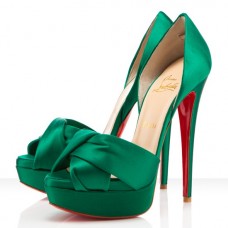 Sandály Christian Louboutin Volpi 140mm Emeraude Sandály Christian Louboutin Volpi 140mm Emeraude