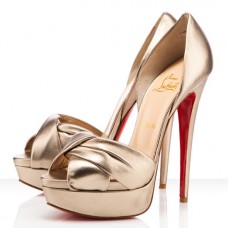 Sandály Christian Louboutin Volpi 140mm Platinové Sandály Christian Louboutin Volpi 140mm Platinové