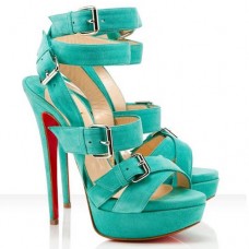 Sandály Christian Louboutin Toutenkaboucle 140 mm Caraibes Sandály Christian Louboutin Toutenkaboucle 140 mm Caraibes
