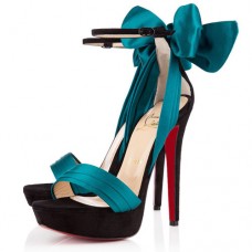 Christian Louboutin Sandály Vampanodo 140mm Peacock
