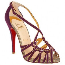 Sandály Christian Louboutin Mignons 140 mm Parme