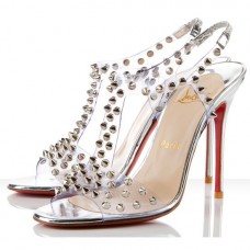 Christian Louboutin J-Lissimo 100mm Sandály Stříbrné