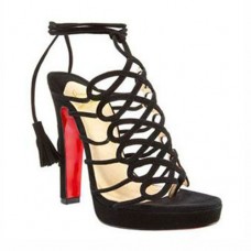 Christian Louboutin Sandály Tasseled 120mm Černé