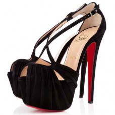 Sandály Christian Louboutin Divinoche 160mm černé Sandály Christian Louboutin Divinoche 160mm černé
