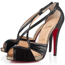 Sandály Christian Louboutin Divinoche 120mm černé Sandály Christian Louboutin Divinoche 120mm černé