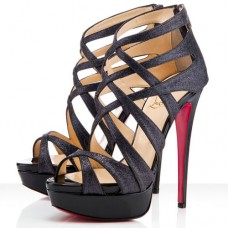 Sandály Christian Louboutin Balota 140mm černé Sandály Christian Louboutin Balota 140mm černé