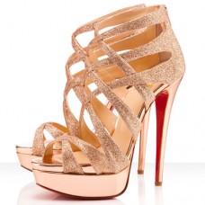 Sandály Christian Louboutin Balota 140mm - tělové Sandály Christian Louboutin Balota 140mm - tělové