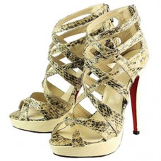 Sandály Christian Louboutin Balota 140mm z Pythonu Sandály Christian Louboutin Balota 140mm z Pythonu