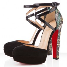 Sandály Christian Louboutin La Favorita 140mm zelené Sandály Christian Louboutin La Favorita 140mm zelené