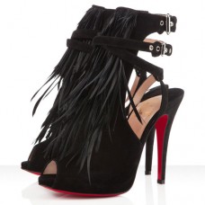 Sandály Christian Louboutin Single Ita 120mm černé