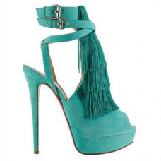 Sandály Christian Louboutin Change Of The Guard 140mm Caraibes Sandály Christian Louboutin Change Of The Guard 140mm Caraibes