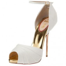 Sandály Christian Louboutin Armadillo Bride 120mm Bílé Sandály Christian Louboutin Armadillo Bride 120mm Bílé