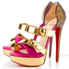 Sandály Christian Louboutin Ambertina 140mm Rose Matador Sandály Christian Louboutin Ambertina 140mm Rose Matador