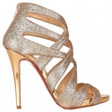 Sandály Christian Louboutin Balota 120mm zlaté Sandály Christian Louboutin Balota 120mm zlaté