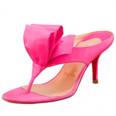 Christian Louboutin Tulp Thong 80mm Sandály Růžové