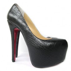 Christian Louboutin Daffodile 160mm Platformové Boty Černé