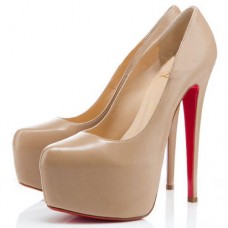 Christian Louboutin Daffodile 160mm Platformové boty Nude