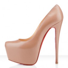 Christian Louboutin Daffodile 160mm Platformové boty Béžové Christian Louboutin Daffodile 160mm Platformové boty Béžové