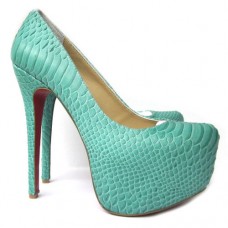 Christian Louboutin Daffodile 160mm Platformové Boty Zelené