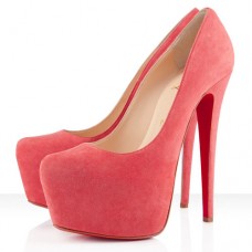 Christian Louboutin Daffodile 160mm Platformové růžové pařížské boty