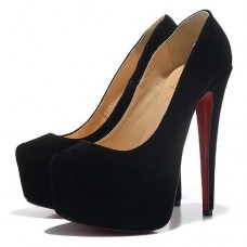 Christian Louboutin Daffodile 160mm Platformové Boty Černé