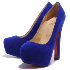 Christian Louboutin Daffodile 160mm Platformové Boty Modré