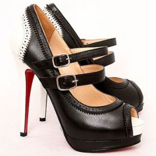 Christian Louboutin Luly 140mm Mary Jane Lodičky Černé