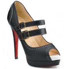 Christian Louboutin Lillian 140mm Mary Jane Lodičky Černé