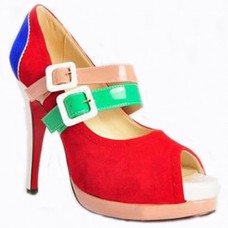 Christian Louboutin Lillian 140mm Mary Jane Lodičky Vícebarevné