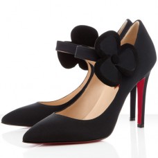 Christian Louboutin Pensee 100mm Mary Jane Lodičky Černé