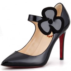 Christian Louboutin Pensee 100mm Mary Jane Lodičky Černé