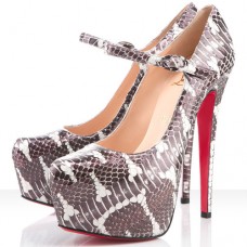 Christian Louboutin Lady Daf 160mm Mary Jane Lodičky Perlato Violet