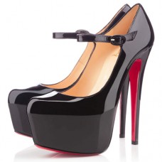 Christian Louboutin Lady Daf 160mm Mary Jane Lodičky Černé