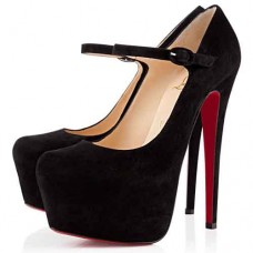 Christian Louboutin Lady Daf 160mm Mary Jane Lodičky Černé Christian Louboutin Lady Daf 160mm Mary Jane Lodičky Černé
