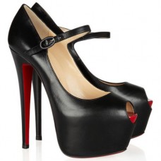 Christian Louboutin Lady Highness 160mm Mary Jane Lodičky Černé
