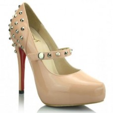 Christian Louboutin Mad 120mm Mary Jane Lodičky Růžové