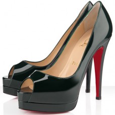 Christian Louboutin Altadama 140mm Peep Toe Lodičky Zelené Christian Louboutin Altadama 140mm Peep Toe Lodičky Zelené