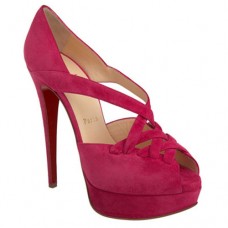 Christian Louboutin Dámský korzet 140mm Peep Toe Lodičky Rose Matador