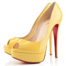 Christian Louboutin Dámské 140mm Peep Toe Lodičky Canari